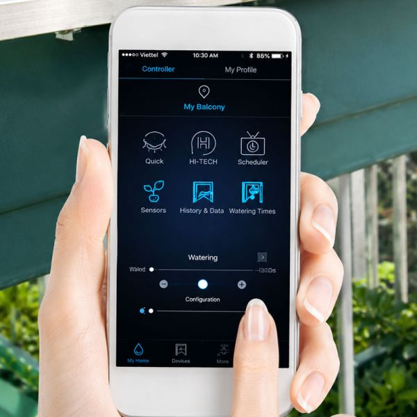 Hệ thống tưới nước tự động điều khiển wifi