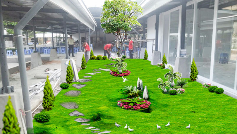 Thiết kế thi công công ty Vina G7